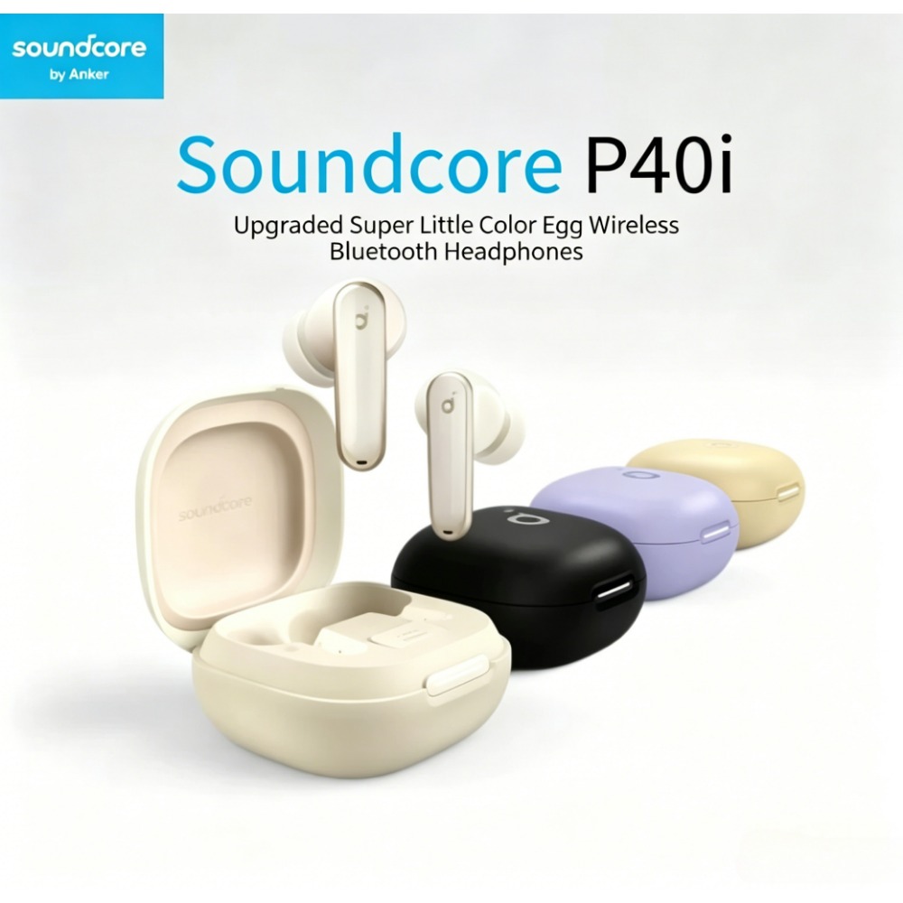 Anker Speaker Soundcore Boom 2 - Audífonos Inalámbricos Anker Soundcore P40i con