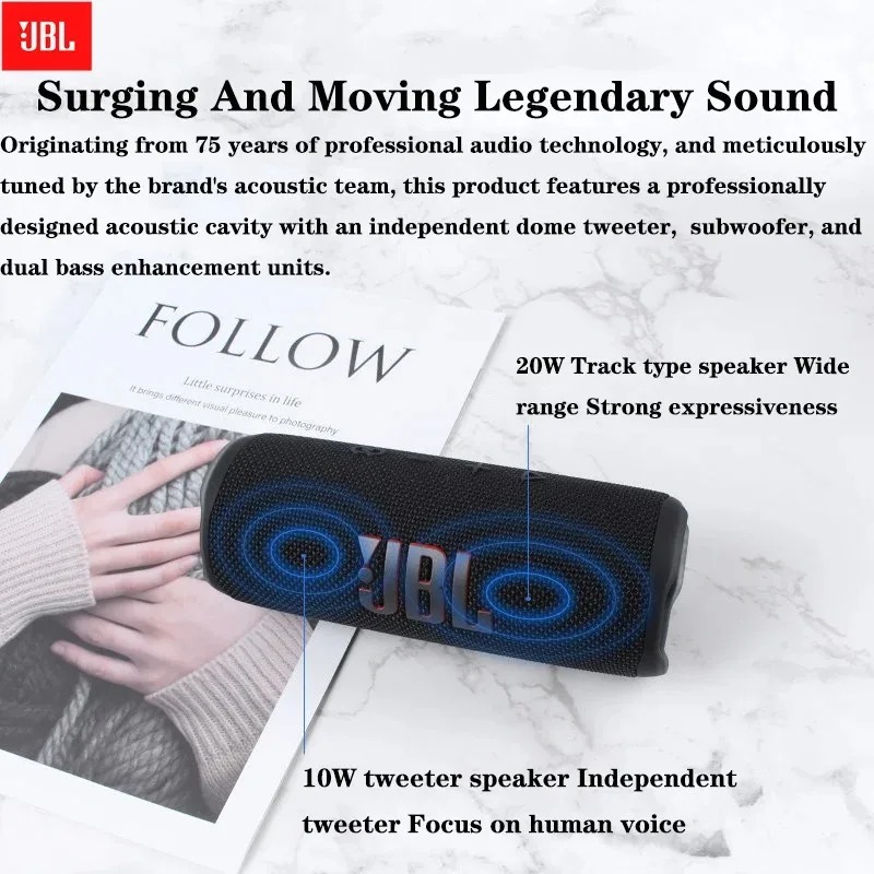 Altavoz Bluetooth cilíndrico J - Jbl Speaker Flip 6 reseña y precio